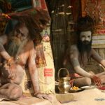 Indijski jogini i fakiri - meditacija na um dah nos svetlo plamen Indijski jogini i fakiri - meditacija na um dah nos svetlo plamen