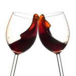 Vino i vinska zdravica kuckanje casama