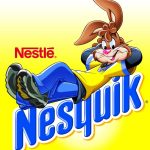 Nesquik-Nestle quicky rabbit logo Nesquik-Nestle quicky rabbit logo