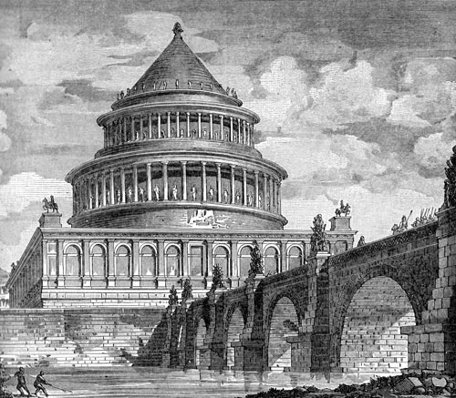 Rimski Kapitol i Carigrad – kako su nastala imena  Antički-Rim-hadrijanov-mauzolej-grafika