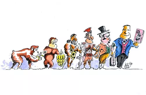 karikatura-evolucije karikatura-evolucije