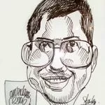 Aleksandar Čotrić karikatura Aleksandar Čotrić karikatura