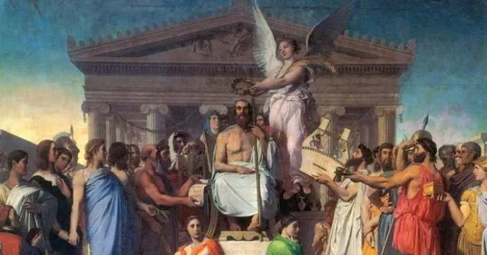 Homerova apoteoza - Jean-Auguste-Dominique Ingres Homerova apoteoza - Jean-Auguste-Dominique Ingres