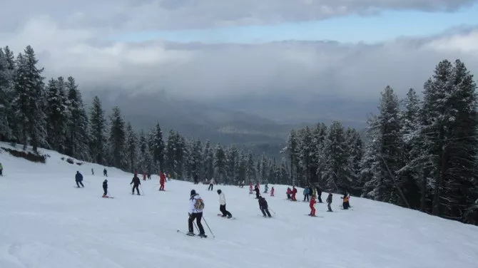 Banjsko 2010 Skijanje na stazi - gužva
