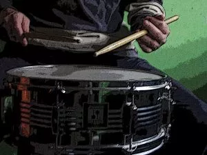 Zeljko Komosar na bubnjevima - photo by Lazar Komosar