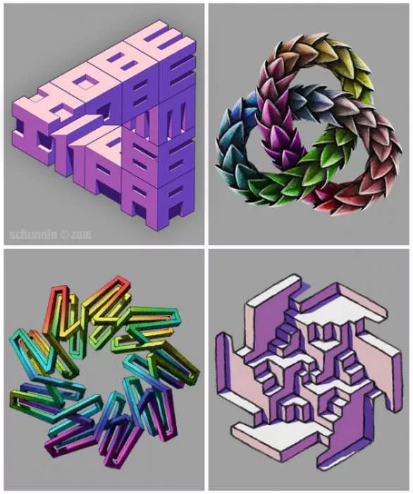 Schunnin crteži perpsektiva