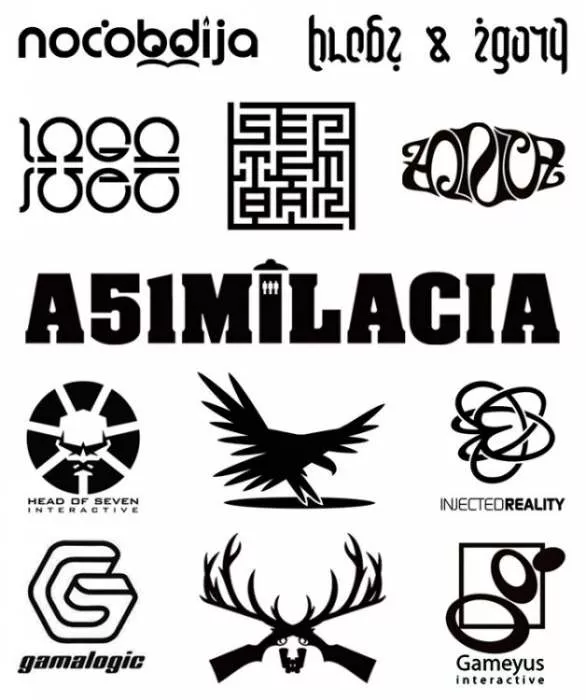 Schunnin simboli i logo za firme i brandove