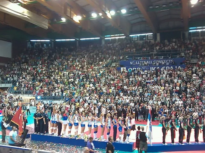 Prvaci Evrope i srpska himna