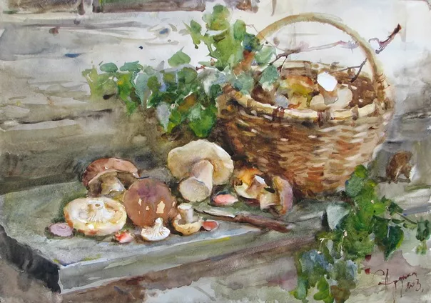Alduškin Sergej - korpa sa pečurkama Alduškin Sergej - korpa sa pečurkama