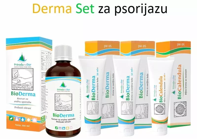 Psorijaza i Marija treben derma set za psorijazu