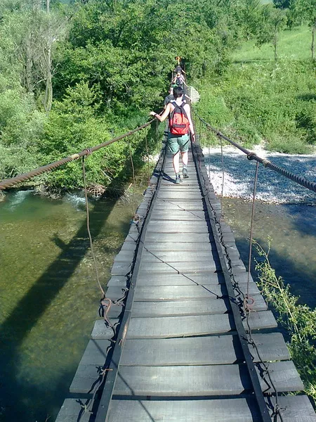 Nacionalni park Nera-Rumunija viseći most