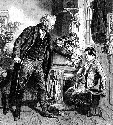 Stari učitelji djaci kažnjavanje