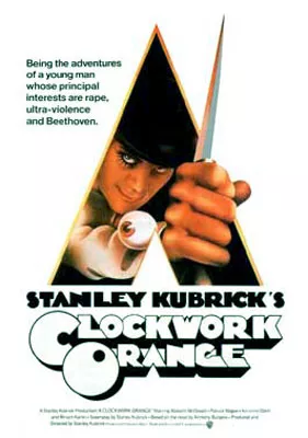 Paklena pomorandža poster A Clockwork Orange film