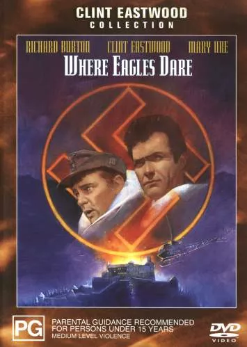 U orlovskom gnezdu - Where Eagles Dare ratni film akcija plakat