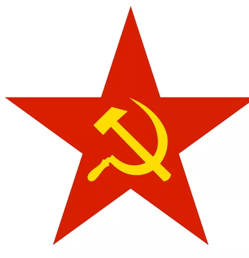 Simbol komunizma i komunista - Manifest komunističke partije Karl Marks i Fridrih Engels