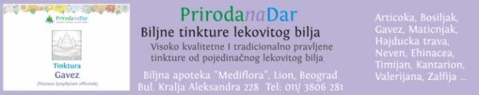 Priroda na Dar Tinkture i biljne kapi lekovitog bilja