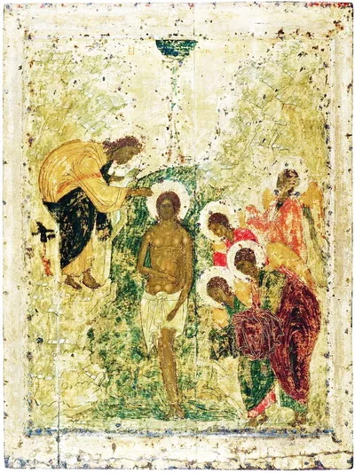 Svećenje vodice u Crkvi i Čemu služi sveta vodica verniku - ikona Andrej Rubljov Svećenje vodice u Crkvi i Čemu služi sveta vodica verniku - ikona Andrej Rubljov