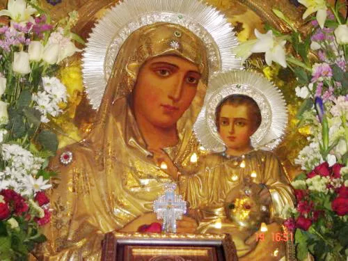 Čudotvorna ikona Presveta Bogorodica Jerusalimska i San Presvete Bogorodice Čudotvorna ikona Presveta Bogorodica Jerusalimska i San Presvete Bogorodice