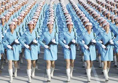 Gde i zašto će početi treći svetski rat žene kineski vojnici na paradi Gluvo doba - Gde i zašto će početi treći svetski rat žene kineski vojnici