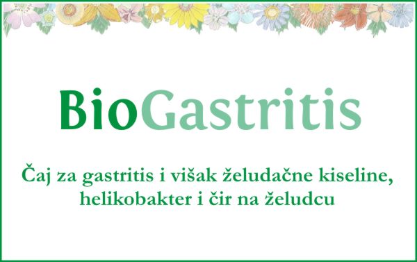 Čaj za gastritis i višak želudačne kiselin BioGastritis prirodni lek za helikobakter i čir na želudcu Čaj za gastritis i višak želudačne kiselin BioGastritis prirodni lek za helikobakter i čir na želudcu