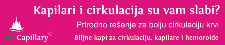 Biljne kapi za bolju cirkulaciju, elastičnije kapilare i manje hemoroide BioCapillary