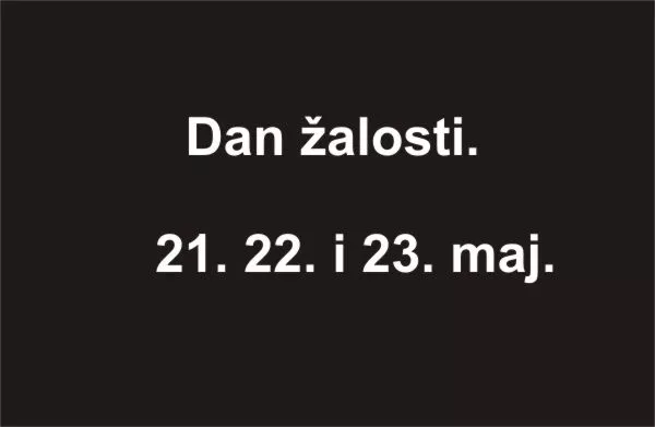 Dan žalosti za nastradale od poplava u Srbiji Dan žalosti za nastradale od poplava u Srbiji