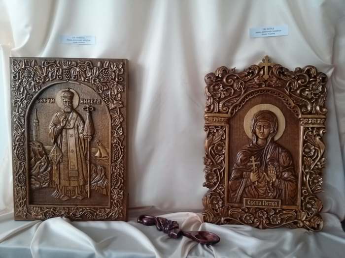 Umetnički duborezac Verica Rakita Kragujevac_Sveti Nikola u drvetu