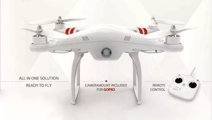 Dron ili kvadkopter iznad naših glava - model Fantom bespilotne letelice Dron ili kvadkopter iznad naših glava - model Fantom bespilotne letelice