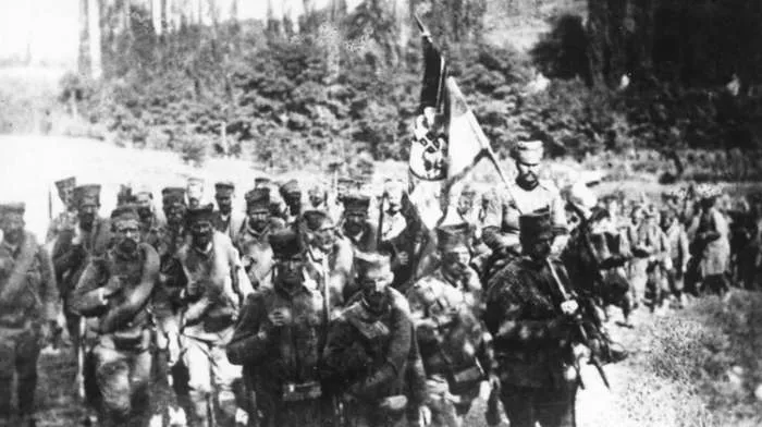 Govor srpskoj vojsci pred nalet Austrougara i čelično kupanje Govor srpskoj vojsci pred nalet Austrougara i čelično kupanje