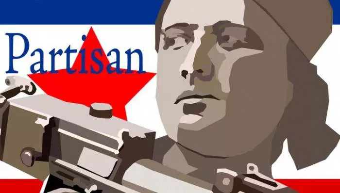 Gluvo doba - Ko će spasiti Srbiju ako ne Bože pravde partizanski poster Gluvo doba - Ko će spasiti Srbiju ako ne Bože pravde partizanski poster