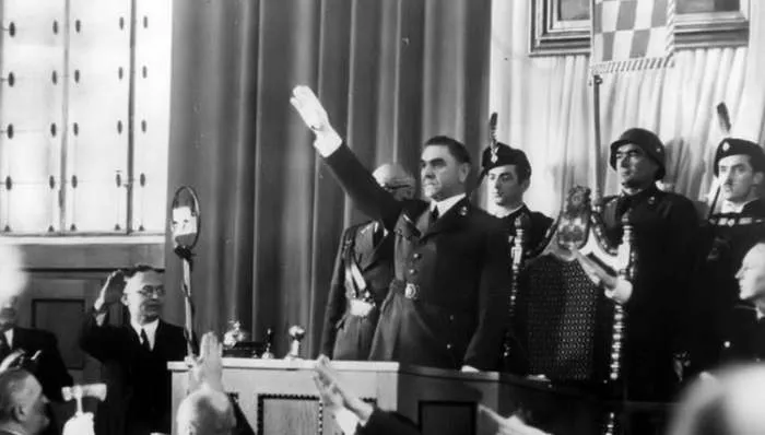 Ante Pavelić osnivač NDH i misa za Antu Pavelića u Zagrebu Ante Pavelić osnivač NDH i misa za Antu Pavelića u Zagrebu