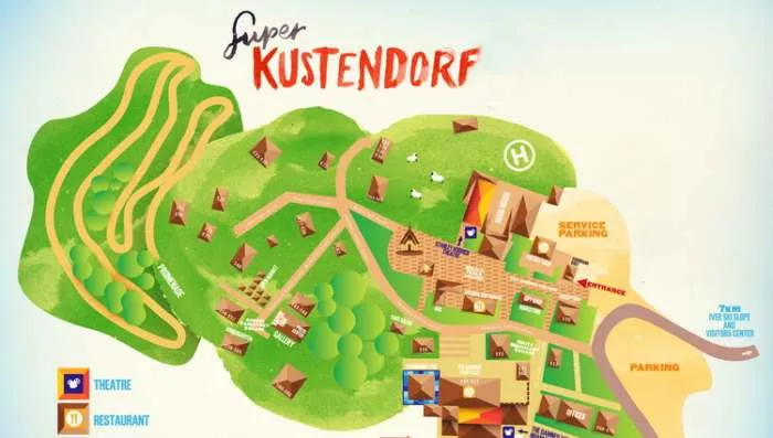 Kustendorf Mećavnik i Kusturica mapa-festivala Kustendorf Mećavnik i Kusturica mapa-festivala
