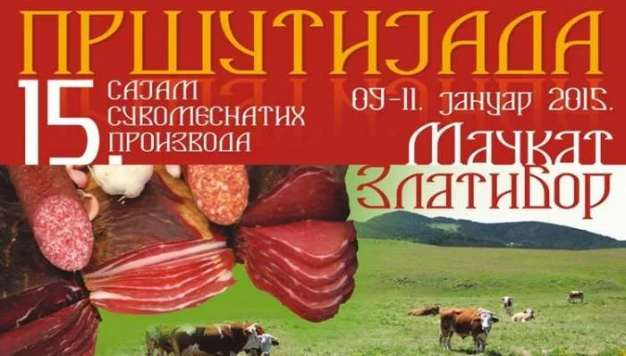 Pršutijada sajam suvomesnatih proizvoda Mačkat Zlatibor Pršutijada sajam suvomesnatih proizvoda Mačkat Zlatibor