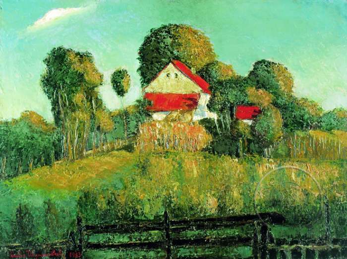 Сава Шумановић: Сушара код Шида, 1933.