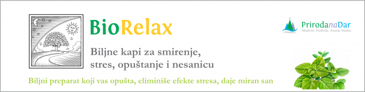 BioRelax biljne kapi za smirenje i nesanicu biljni lek za slabe živce