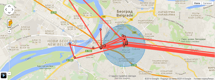 Google location history