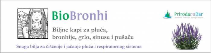 BioBronhi biljne kapi za pluća bronhije sinuse grlo i pušače