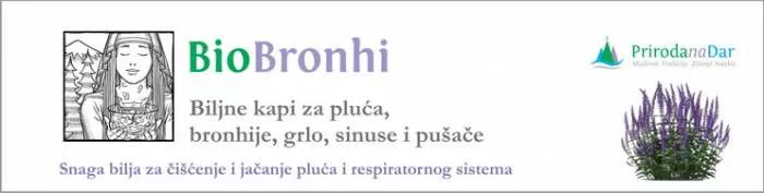 BioBronhi biljne kapi za pluća bronhije sinuse grlo i pušače