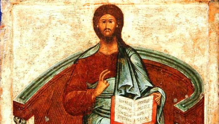 Isus Hristos Spasitelj na prestolu - Bogočovek
