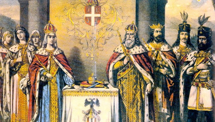 Knez Lazar i kneginja Milica - Carev zavet na Kosovu na Vidovdan Nikolaj Velimirović Knez Lazar i kneginja Milica - Carev zavet na Kosovu na Vidovdan Nikolaj Velimirović