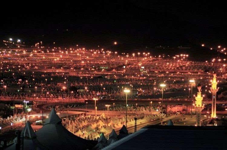 Grad pod šatorima za hodošasnike Meka Saudijska arabija 6
