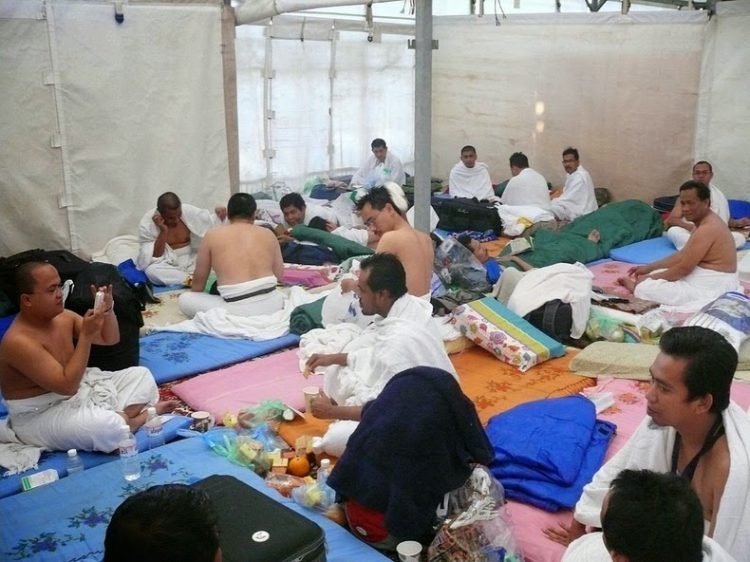 Grad pod šatorima za hodošasnike Meka Saudijska arabija 8