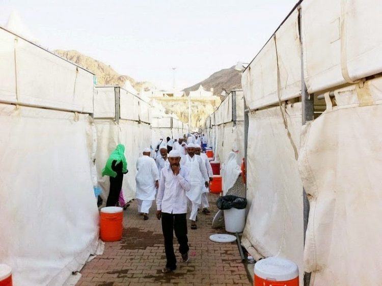 Grad pod šatorima za hodošasnike Meka Saudijska arabija 9