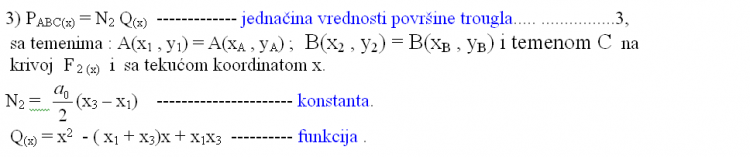 Jednačina površine trougla 3