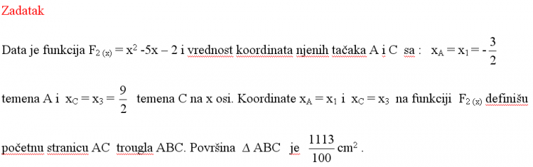 Jednačina površine trougla 4