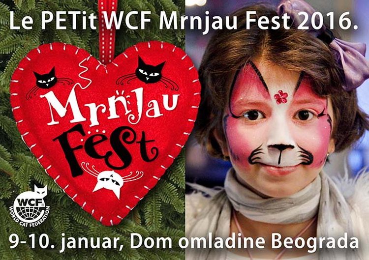 PLakat za Mrnjau fest u Beogradu 9 i 10 januara 2016
