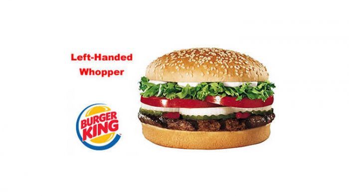 hamburger za levoruke