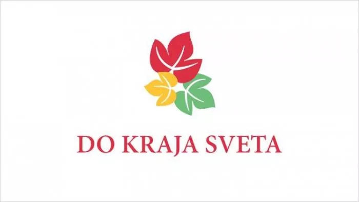 Vinarija Do kraja sveta logo - logotip znak za vino DKS Vinarija Do kraja sveta logo - logotip znak za vino DKS