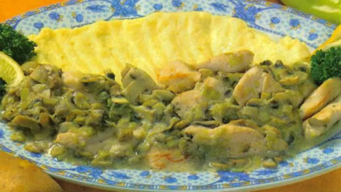 piletina u sosu od praziluka