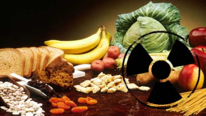 prirodno radioaktivna hrana